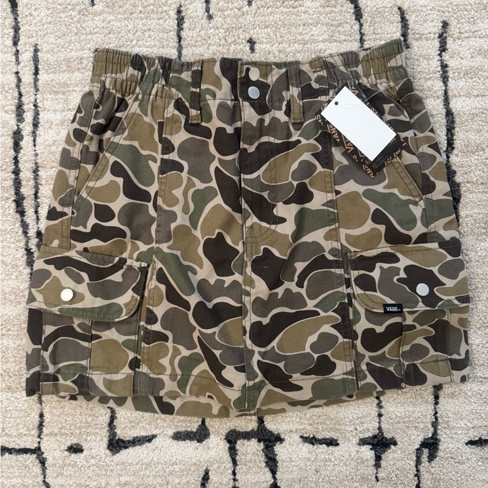 Vans Green Camo Skirt
